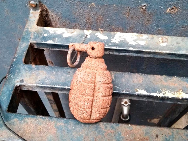 Granada encontrada em Matão 